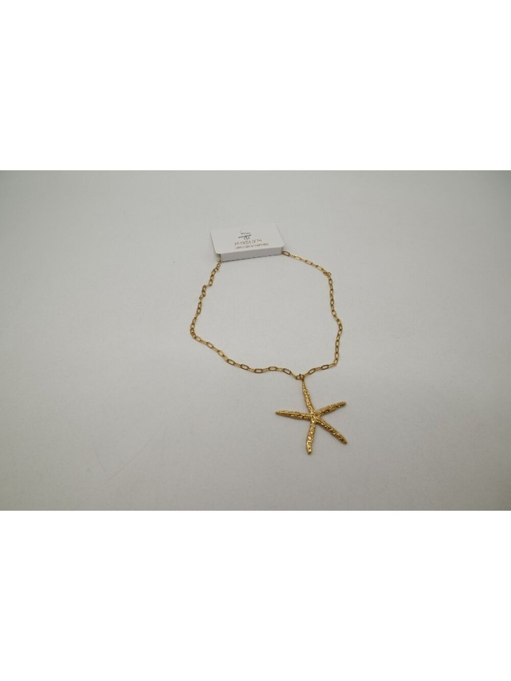 NWT Josslyn 18K Stainless Steel Tarnish Free Starfish Necklace Gold Dipped